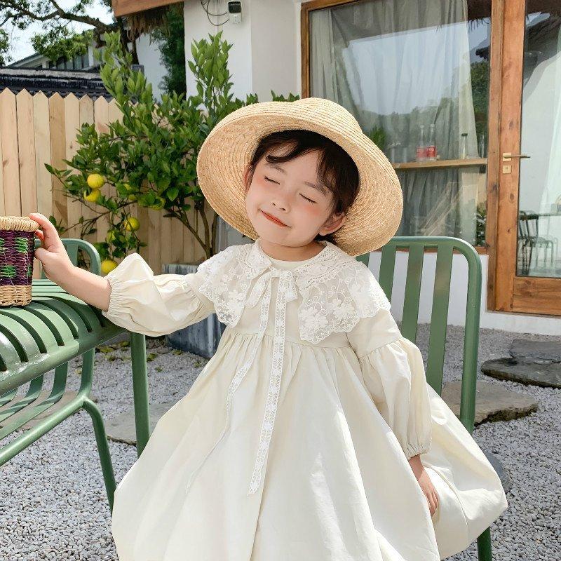 ベビー服 ベビー ワンピース 女の子 幼児 子供 付け襟 可愛い キッズ ベビードレス お姫様風 ふんわり ギャザー 長袖 ベビー セレモニードレス Dhb 036 Yukinselection 通販 Yahoo ショッピング