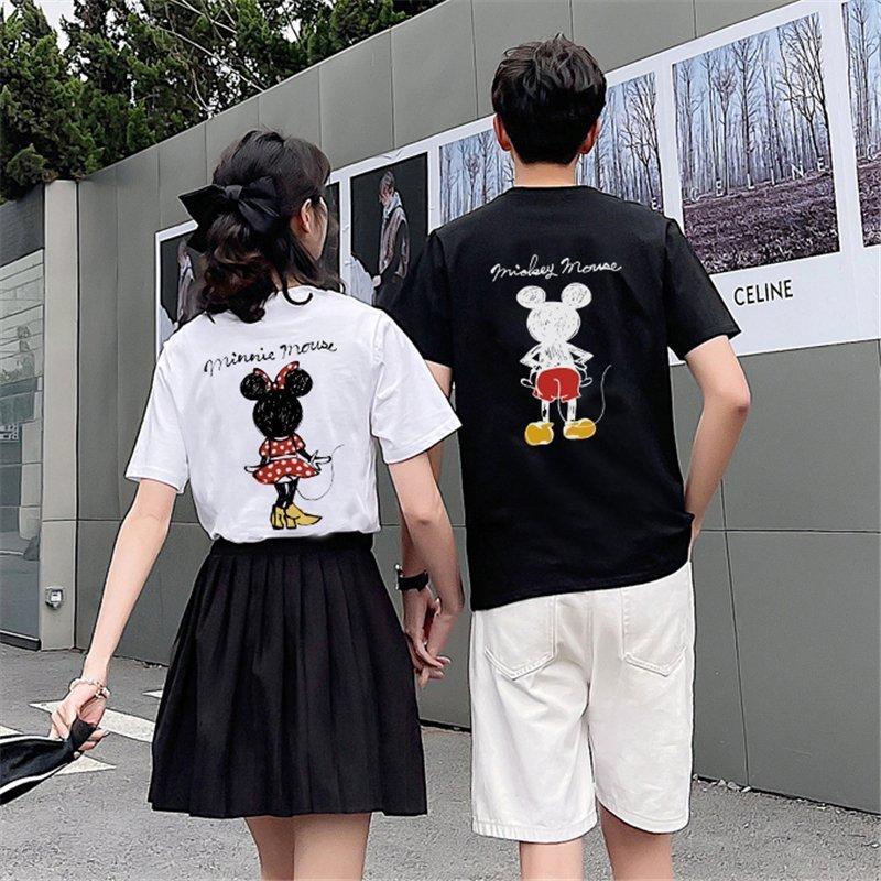 ディズニー ミッキー 半袖シャツ ペアｔシャツ トップス カットソー メンズ レディース お揃い ご夫婦 友達 カップル ペアルック 男女兼用 Dsn15 158 Yukinselection 通販 Yahoo ショッピング