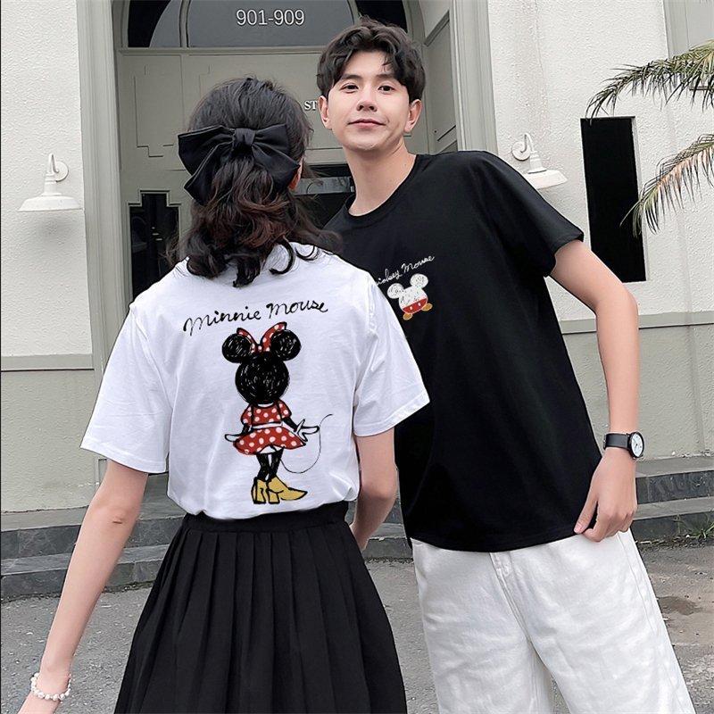 ディズニー ミッキー 半袖シャツ ペアｔシャツ トップス カットソー メンズ レディース お揃い ご夫婦 友達 カップル ペアルック 男女兼用 Dsn15 158 Yukinselection 通販 Yahoo ショッピング