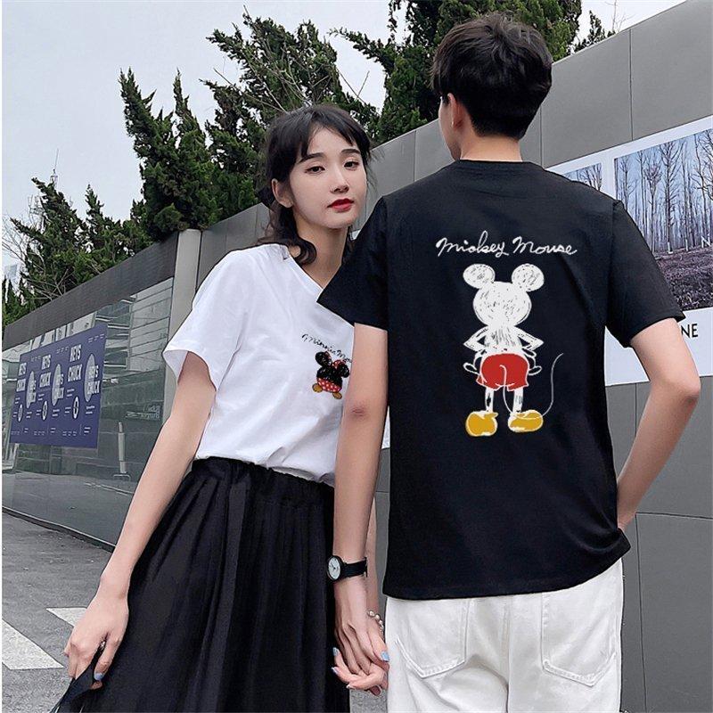 ディズニー ミッキー 半袖シャツ ペアｔシャツ トップス カットソー メンズ レディース お揃い ご夫婦 友達 カップル ペアルック 男女兼用 Dsn15 158 Yukinselection 通販 Yahoo ショッピング