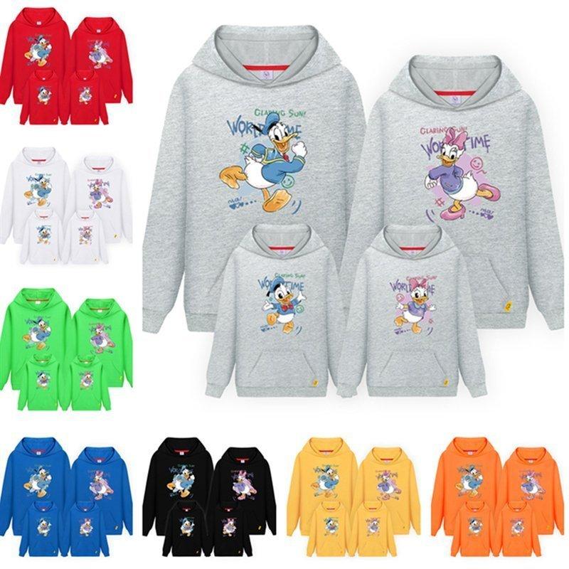 薄手 ディズニー Donaldドナルドプルオーバー プリントパーカー トレーナー トップス カップル 親子服お揃い メンズ レディース キッズ グッズ Dsn15 362 Yukinselection 通販 Yahoo ショッピング