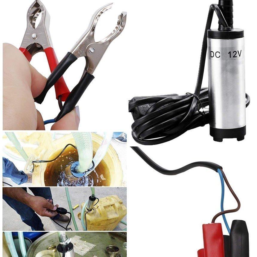 水中ウォーターポンプ 12Vタイプ 小型 水中ポンプ 12L min ケーブル 3m スイッチ式 強力 給油 給水 排油 排水 灯油 HAIPONSU-12|yukinselection|03