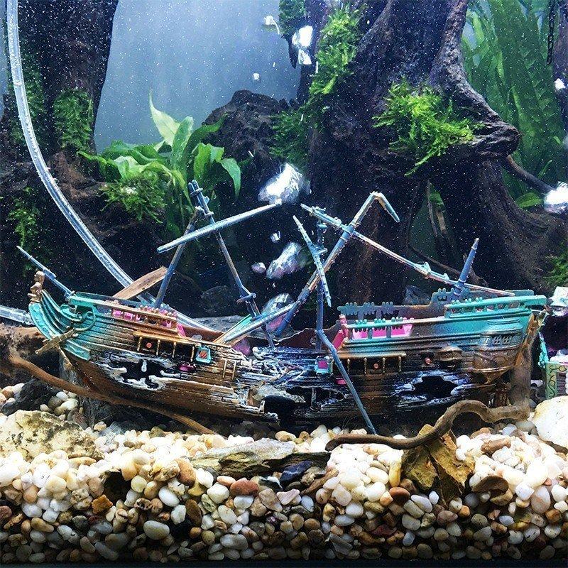 アクアリウム レイアウト オブジェ 水槽 沈没船 Aquarium Layout Nyp 162 Yukinselection 通販 Yahoo ショッピング