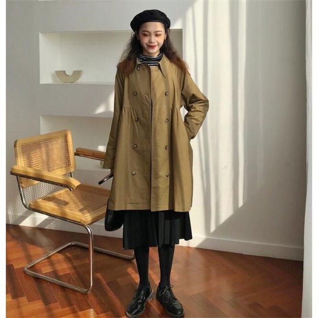 最大 Offクーポン ステンカラーコート トレンチコート レディース スプリングコート 秋 春コート ロングコート ジャケット アウター 22 代 30代 40代 50代