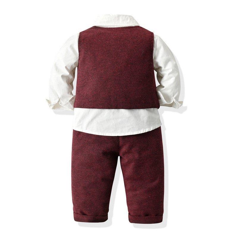 ベビーフォーマル 男の子 おしゃれな タキシード風 上下3点セット 70-130 1歳 2歳 3歳 ベビー服 スーツ 結婚式 お祝い お誕生日 赤ちゃん 学園祭お出かけ :qiq-004:YUKINSELECTION - 通販 - Yahoo!ショッピング ベビーフォーマル 男の子 おしゃれな タキシード風 上下3点セット 70-130 1歳 2歳 3歳 ベビー服 スーツ 結婚式 お祝い お誕生日 赤ちゃん 学園祭お出かけ :qiq-004:YUKINSELECTION - 通販 - Yahoo!ショッピング