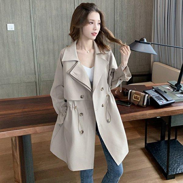 セール商品 トレンチコートレディース40代代春秋コートアウターロングコートチェスターコートスプリングコートチュニックきれいめ韓国風大きいサイズ着痩せ