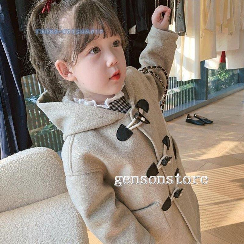 超安い ダッフルコート あったか 冬服 キッズ ロングコート 長袖 フード付き 厚手コート 防寒 子ども服 暖かい アウター 女の子 130cm 1 110 100 90 ベビー服 コート サイズ 1 Www Fattoriabacio Com