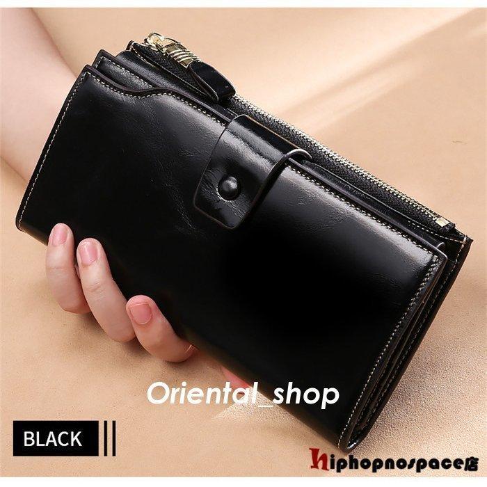 財布 長財布 レディース メンズ 本革 二つ折り サイフ 牛革 レザー カード 大容量 おしゃれ さいふ 小銭入れ お札入れ 革長財布 ファスナー Pu カード収納 携帯 Gsnklrbbbw Ajitdadapawarpoly Com