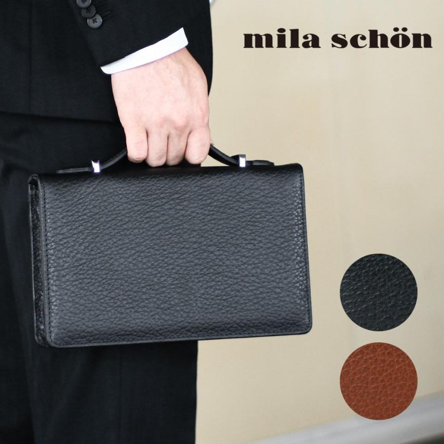 mila schon セカンドバッグ メンズ schon(ミラショーン)Nero mila schon セカンドバッグ メンズ schon(ミラショーン)Nero