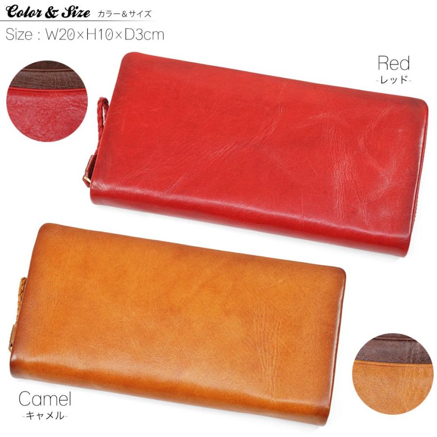 豪華 本革 ブランド 長財布メンズ ファスナー 送料無料 小銭入れ付き 財布 革小物 通勤 青木鞄 レザー アロースト ラ ガレリア Galleria La 出しやすい 小銭 長財布 カラー 30レッド Binghamtonhots Com