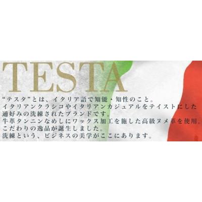 ダレスバッグ 本革 日本製 B4 ビジネスバッグ メンズ 革 ブランド TESTA テスタ レザー 横型 40代 50代の画像