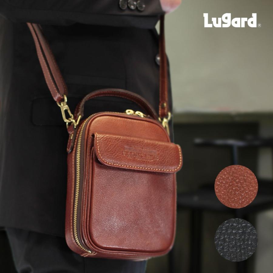ショルダーバッグ メンズ 革 軽量 ブランド 日本製 Lugard ラガード