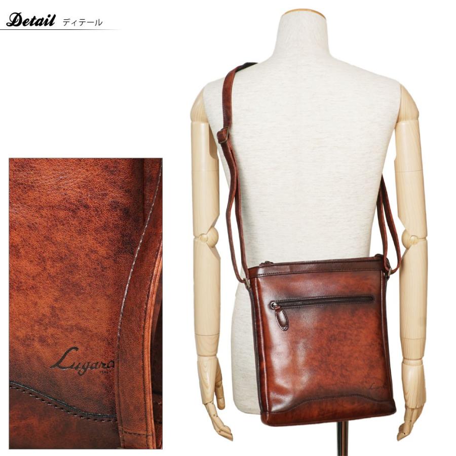 ショルダーバッグ メンズ 革 ブランド 軽量 日本製 Lugard