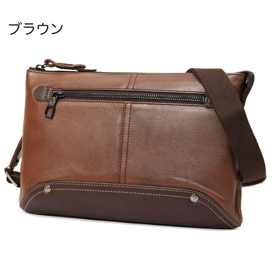 ［アレグロ］ショルダーバッグ　メンズ yuttena ブラウン　本革 ショルダーバッグ メンズ Allegro アレグロ ユッティーナ 本革
