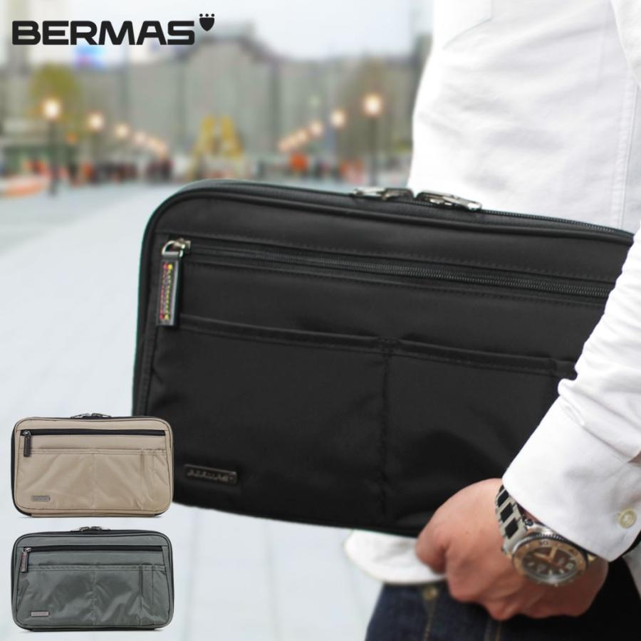 セカンドバッグ メンズ Bermas バーマス Multi Gear クラッチバッグ セカンドバック ナイロン ２way 未満 横型 ショルダー付 タブレット対応 薄マチ 軽量 Kinu ビジネスバッグ 財布のユキオラボ 通販 Yahoo ショッピング