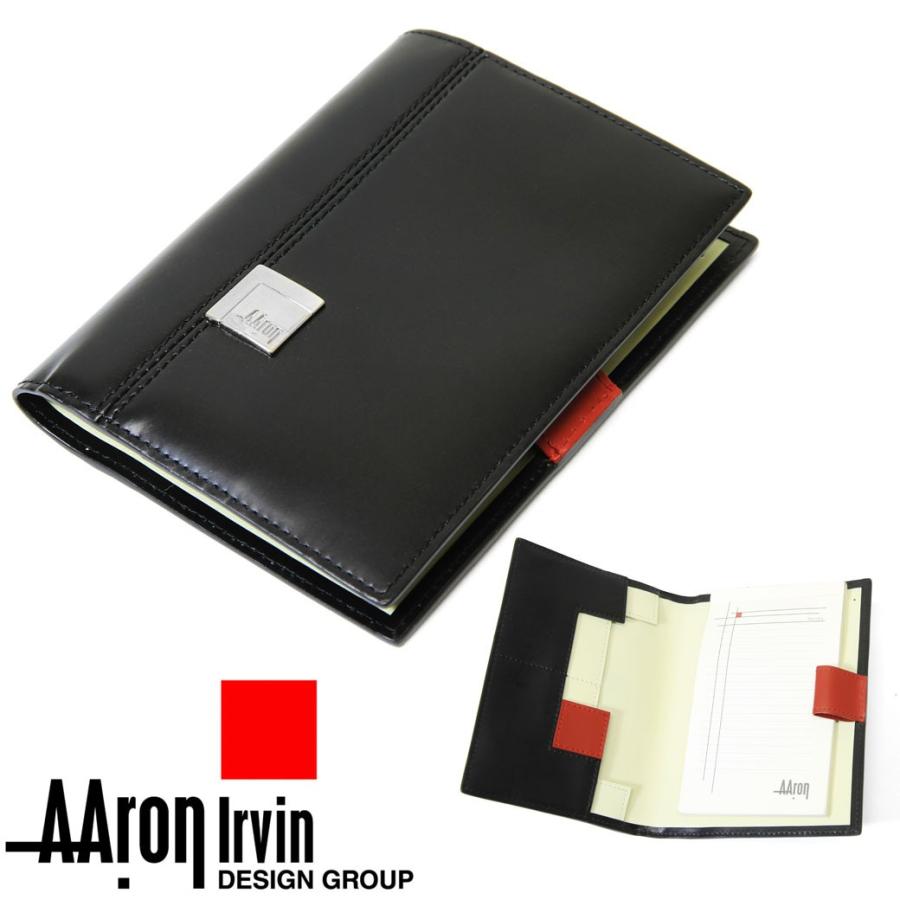 メモ帳カバー Aaron Irvin（アーロン・アーヴィン）Leather Accessory（レザーアクセサリー）本革 メンズ 牛革 40代 50代
