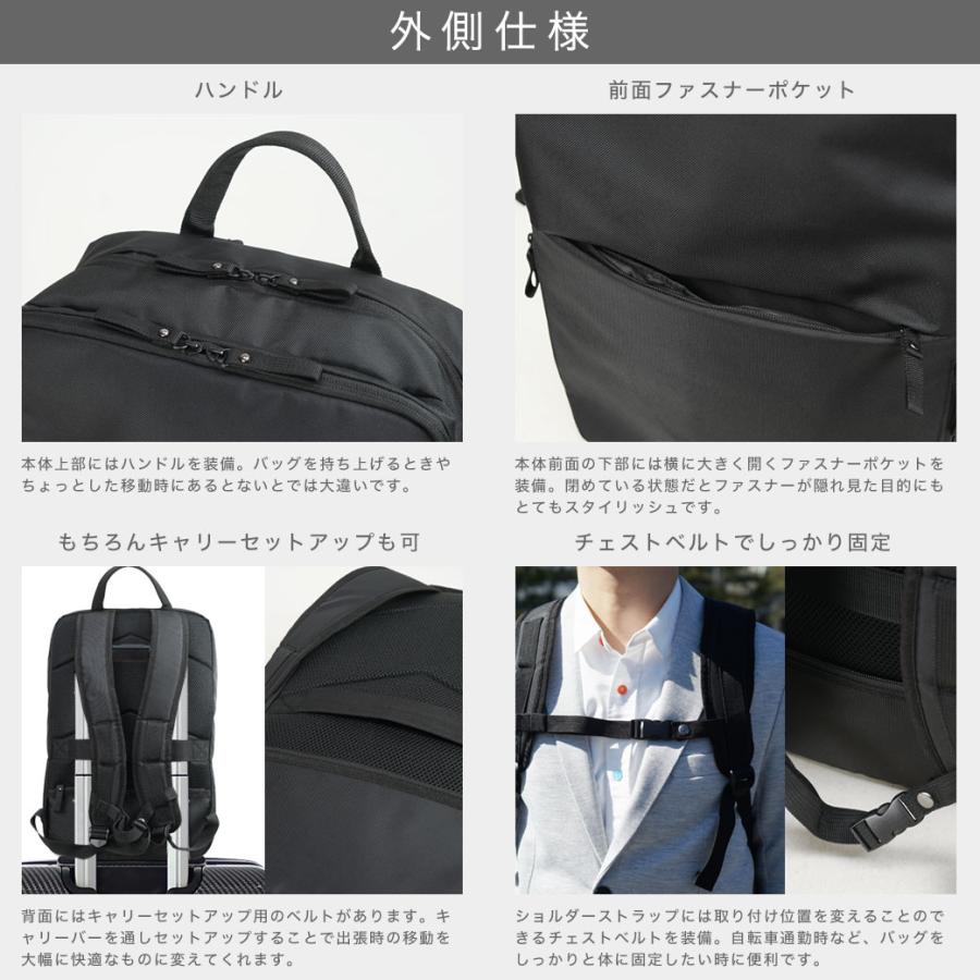 リュック メンズ ビジネス 通勤 FACTUS.h ファクタス オム スクエア B4