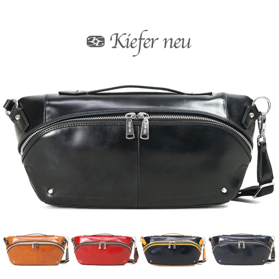 ボディバッグ メンズ 本革 Kiefer Neu キーファーノイ Ciao チャオ ボディーバッグ ワンショルダー 肩掛け イタリアンレザー 横型 メンズ Kfn1673c Matsu ビジネスバッグ 財布のユキオラボ 通販 Yahoo ショッピング