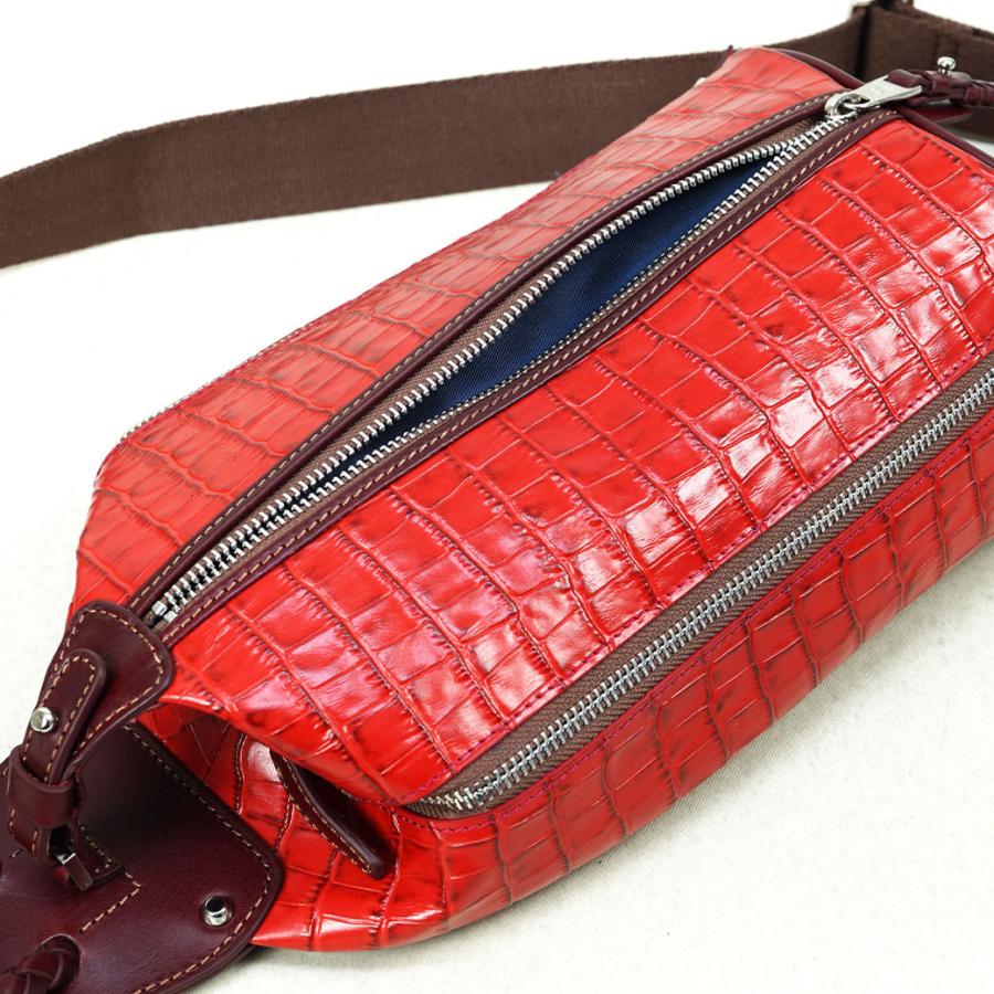 人気商品！！ ボディバッグ メンズ 本革 Kiefer neu キーファーノイ