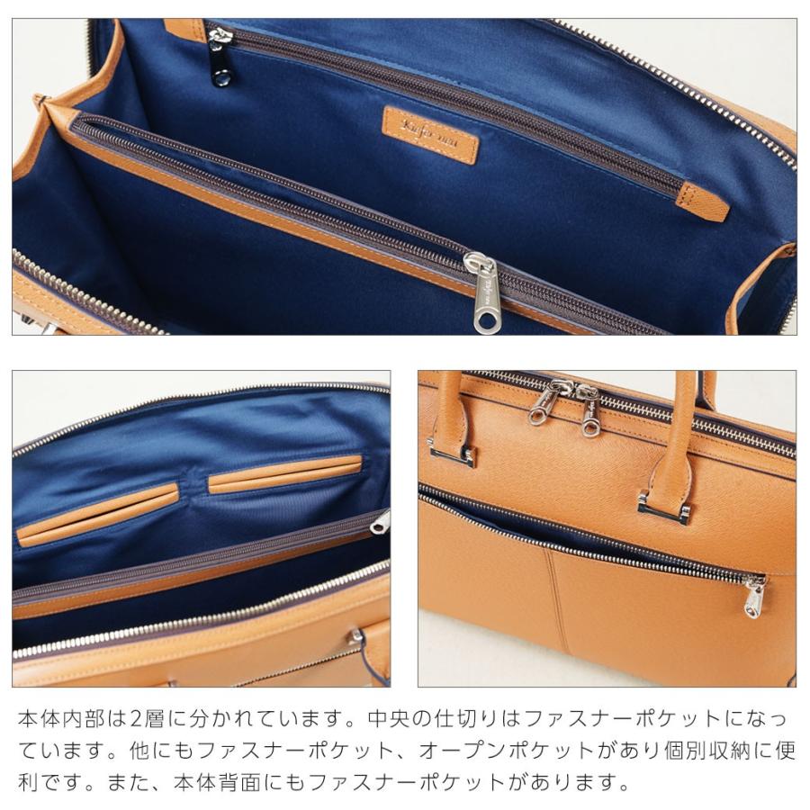 ビジネスバッグ メンズ 革 A4 ブリーフケース ブランド 本革 2Way 斜
