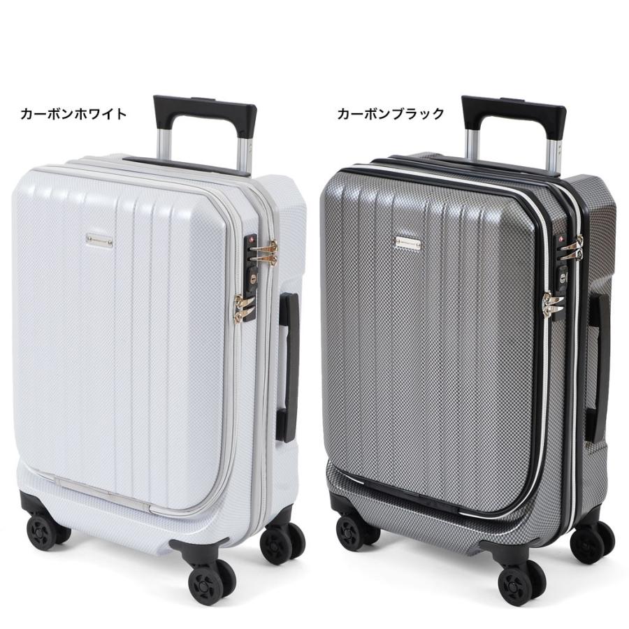 スーツケース キャリーケース フロントオープン 機内持ち込み Sサイズ 旅行