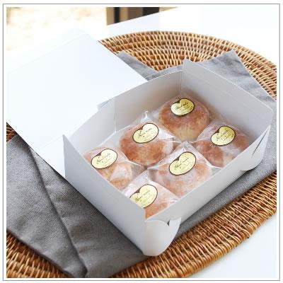 生クリーム大福：うさぎのしっぽ　ショコラ餅（6個入） |  | 02