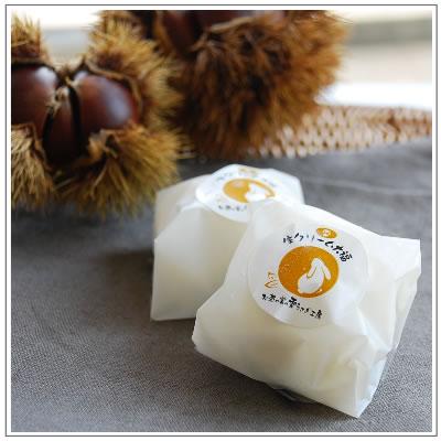 【秋限定】生クリーム大福：うさぎのしっぽ　栗味（6個入） |  | 01