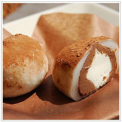 【秋限定お試しセット】生クリーム大福：うさぎのしっぽ　抹茶・いちご・栗・ショコラミックス（2個ずつ計8個入） |  | 04