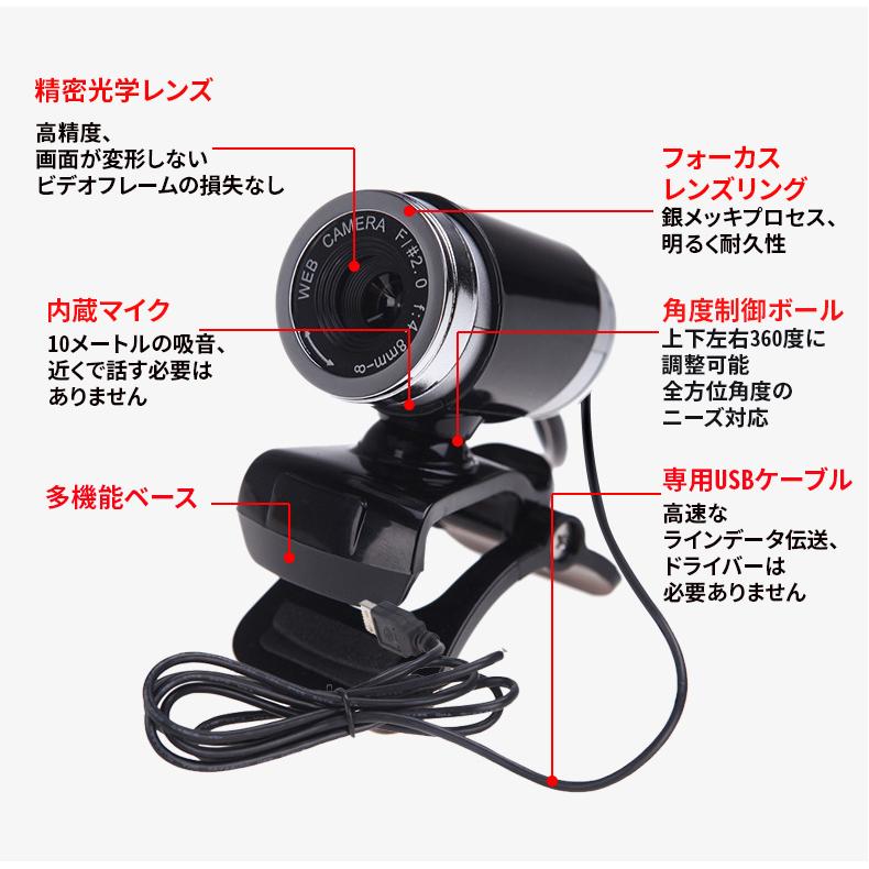 Webカメラ マイク内蔵 10メートル吸音 パソコン外 付け カメラ Skype会議用 Android Tv Web Pel 05l6zg14 ユキザクラ 通販 Yahoo ショッピング