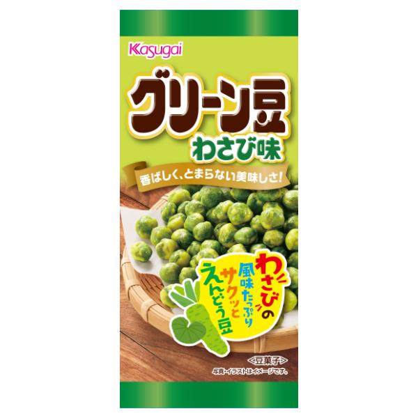 春日井 スリムグリーン豆 わさび味 38g 6入 ポイント消化 Np 賞味期限23 2 21 メール便全国送料 無料 m ゆっくんのお菓子倉庫2号店 通販 Yahoo ショッピング