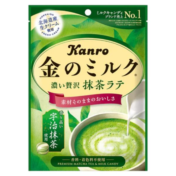 金のミルク カンロ 金のミルクキャンディ 抹茶ラテ 61g×4袋入
