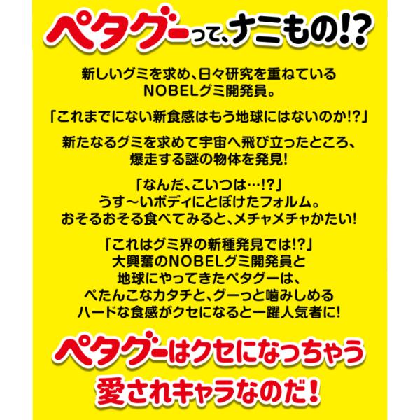 ノーベル ペタグーグミ メロンソーダ 50g×6入 (あすつく 優良配送)(ポイント消化)(np)  メール便全国送料無料｜yukkun-reitou｜05