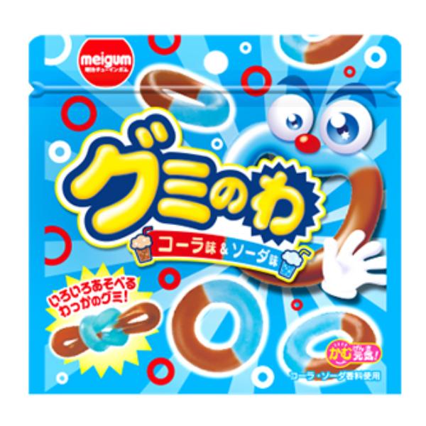 明治チューインガム グミのわ コーラ&ソーダ 22g×12入 (駄菓子