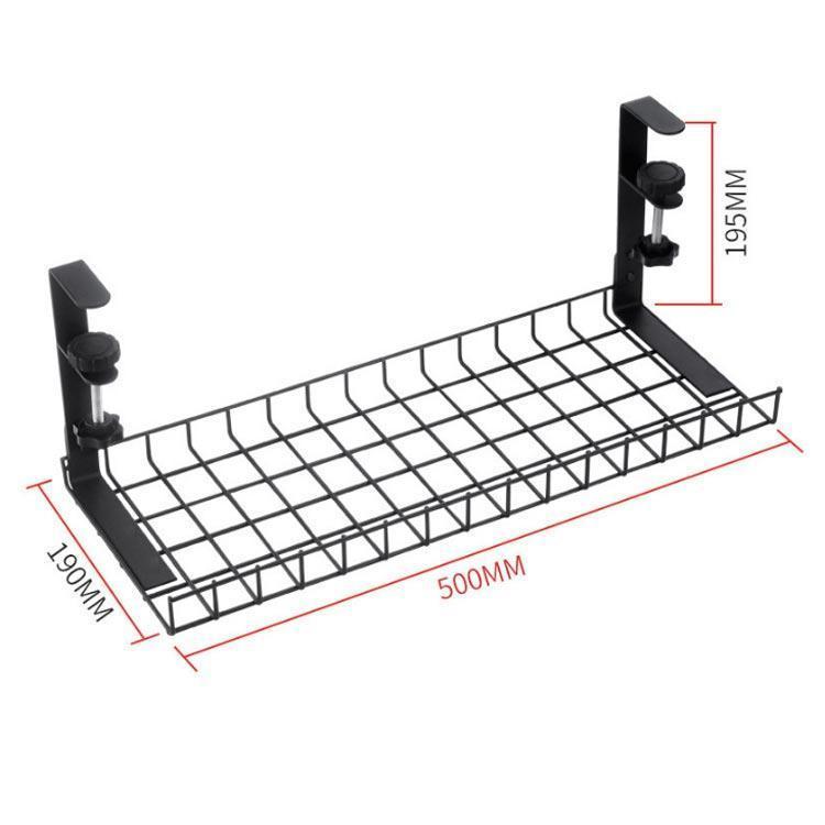 デスク収納 ルーター収納 クランプ式 ケーブル配線トレー ケーブル収納 配線整理 デスク下 整理 贈り物 ケーブルトレイ 配線 ケーブルラック 収納｜yukostore3｜14