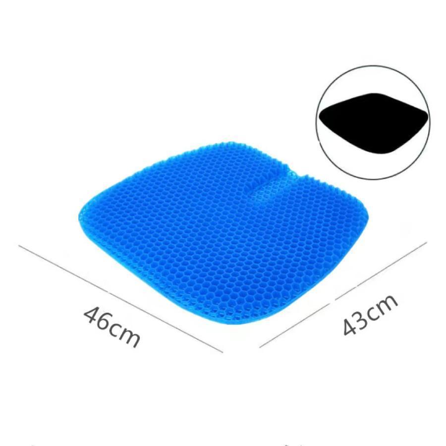 ゲルクッション ラージ 特大 ジェルクッション 2024 二重ハニカム構造 大 大きめ 大きいサイズ 腰痛 デスクワーク 車｜yukostore3｜03