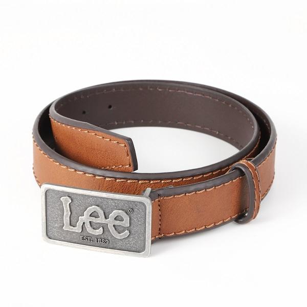 Lee（リー） メンズベルト 人気ブランド 極太 38mm ロゴプレート