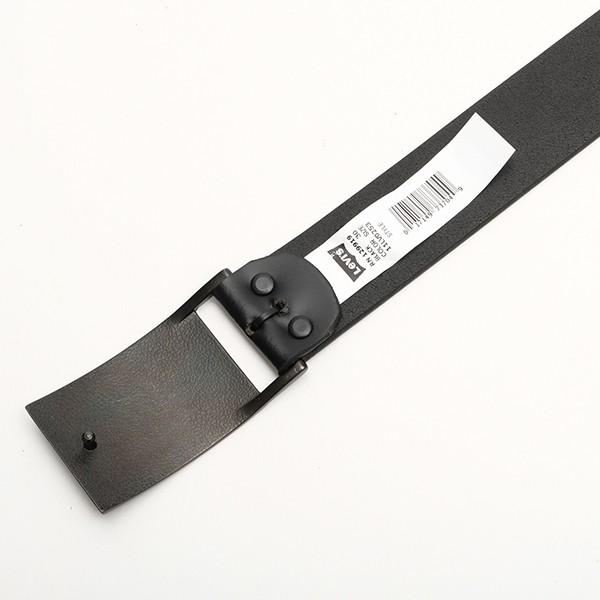 Levi's（リーバイス） メンズベルトバックル ロゴ 本革ベルト 38mm