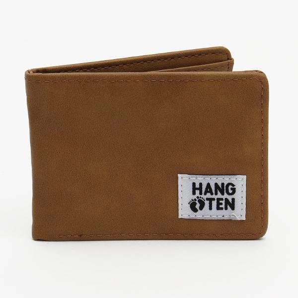 HANGTEN（ハンテン） メンズ財布 キーホルダー付 スリム2つ折り財布