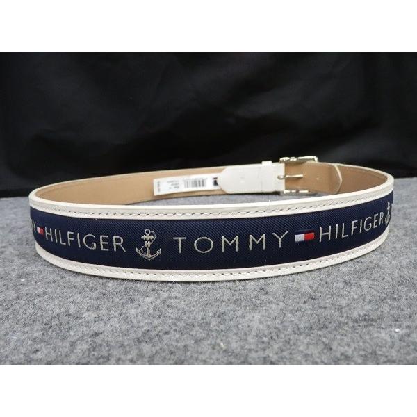 メンズベルト 人気ブランド トミーヒルフィガー TOMMY HILFIGER ホワイト系 本革 ロゴ刺しゅう カジュアルベルト 38mm USA直輸入モデル 送料無料 得トク2WEEKS｜yukyuno-tabibito｜11