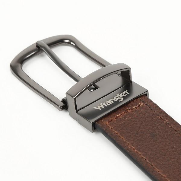 Wrangler（ラングラー） メンズベルト 35mm 本革-GENUINE LEATHER