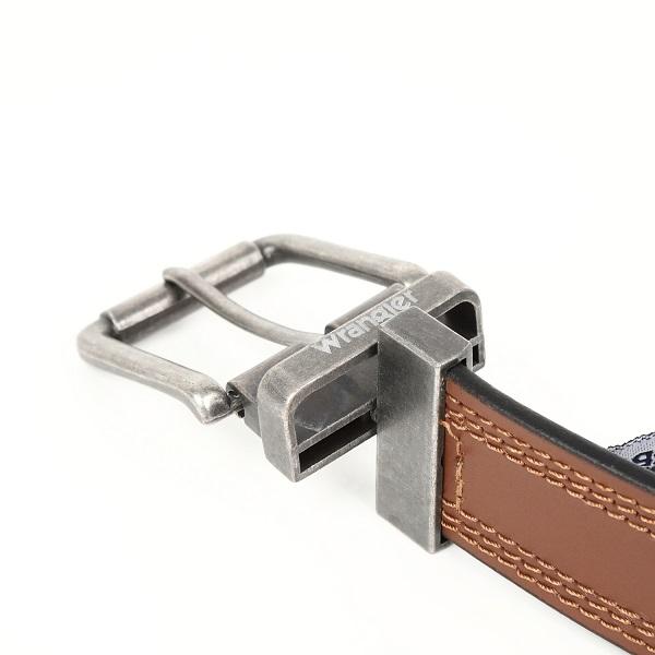 Wrangler 1776-1976 Bicentennial ベルトバックル Wrangler（ラングラー） メンズベルト 35mm 本革-GENUINE LEATHER