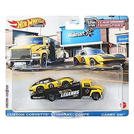 【今日の超目玉】  Hot Mattel Wheels Edit並行輸入品 Limited Carry Corvette Custom Transport Team Legends その他模型