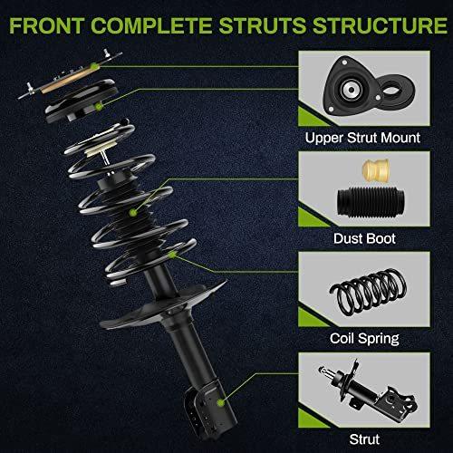 AUTOSAVER88 Front Pair Complete Quick Struts Compatible with Buick Allure,｜yum-yum-shop｜03