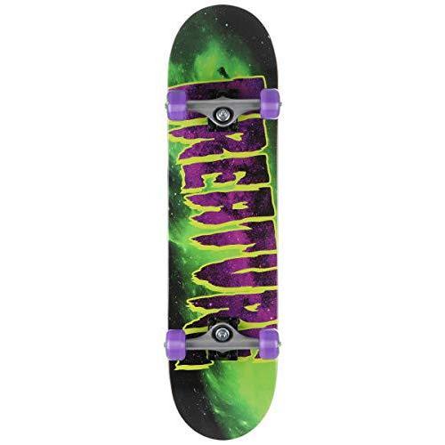 Creature Skateboard Complete Galaxy Logo Green/Purple 7.8