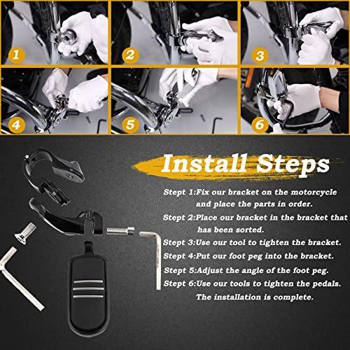 98％以上節約 オートバイハイウェイペグ フットペグ Softail Sportster Electra Road Glide King