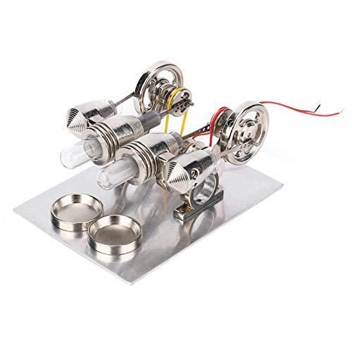 当店だけの限定モデル Hot Stirling Cylinder Power,4 Electricity Toy Education Engine Stirling Air 知育玩具