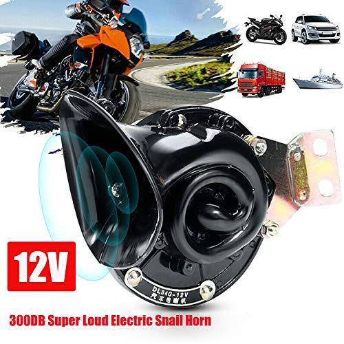 12ボルト 大音量ホーン 300db 超大音量エア電動トレインホーンカタツムリ シングルホーン トラック ボート 車 オートバイ バイク 12v 並行輸入品 エアーホーン