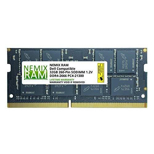 【超特価sale開催！】 for Replacement PC4-21300 DDR4-2666 32GB RAM NEMIX DELL AA538 SNPNNRD4C/32G メモリー