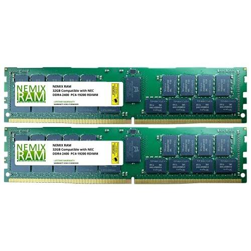 楽天 NEMIX Memor RDIMM (2x32GB) 64GB Express5800/R120g-1M NEC for N8102-666F RAM メモリー
