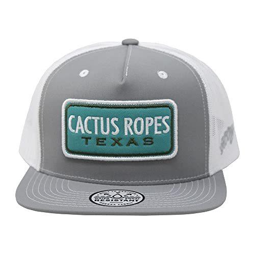 HOOEY Adjustable Snapback Trucker Hat with Cactus Ropes Logo 